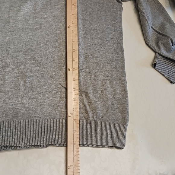 Andrew Marc Knit Sweater Long Sleeve Turtleneck Gray Women's XLarge New - Picture 9 of 9